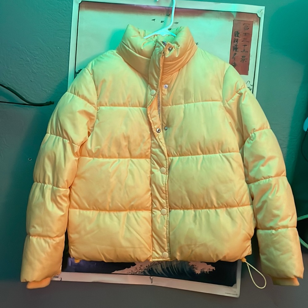 Yellow Puffer Jacket